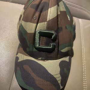 Block C Clemson camouflage hat